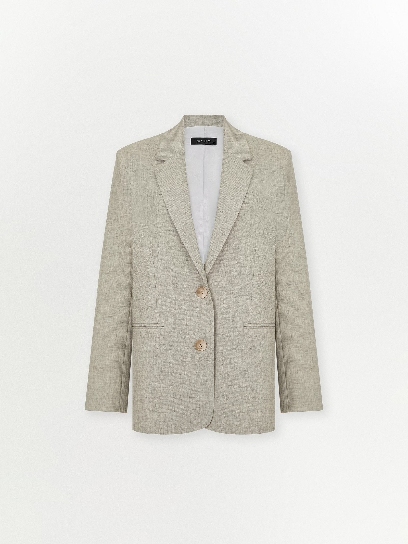 Жакет однотонный